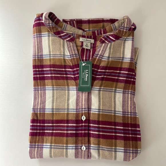 L.L. Bean Tops - LLBean Flannel, New With Tags